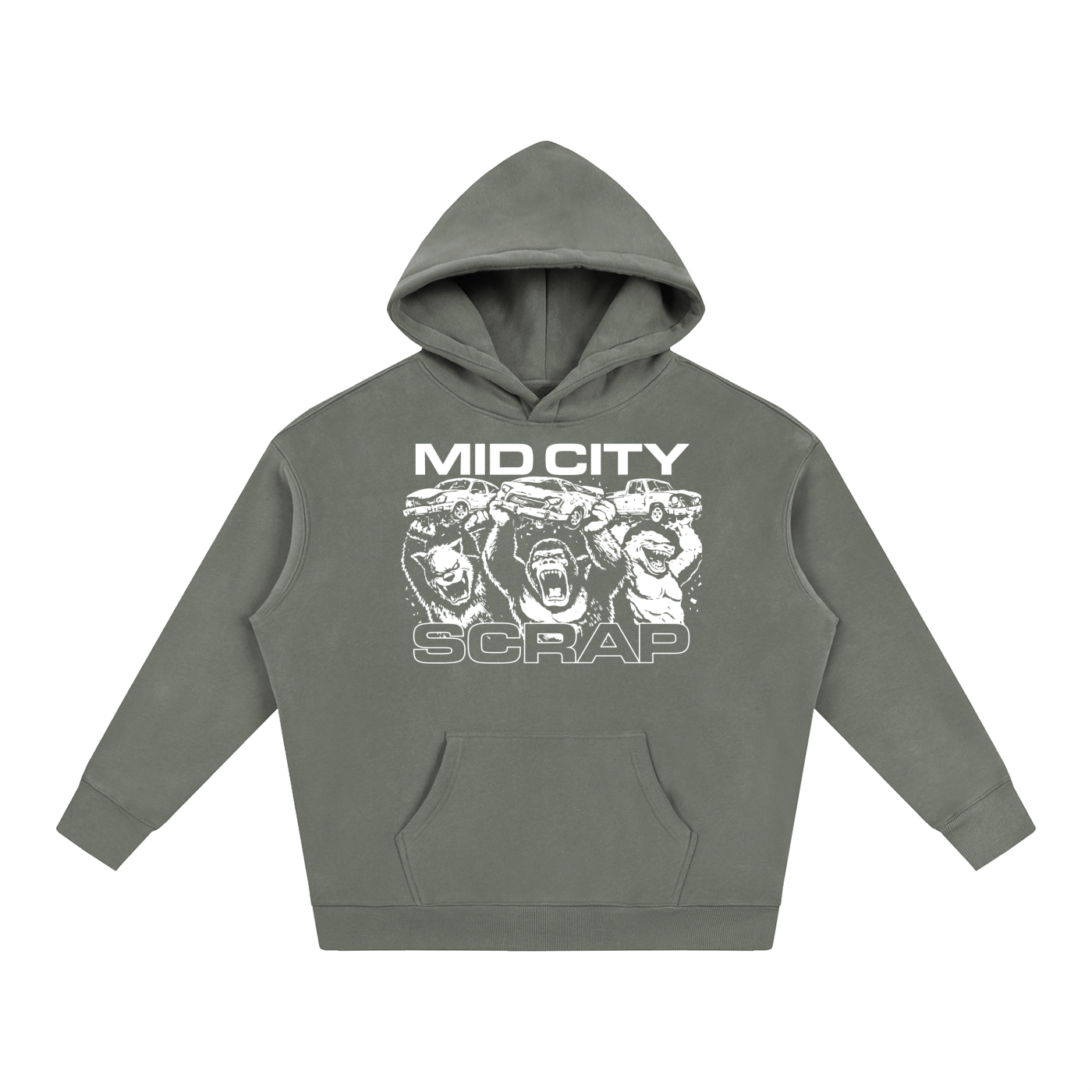 Oversize Fleeced Hoodie